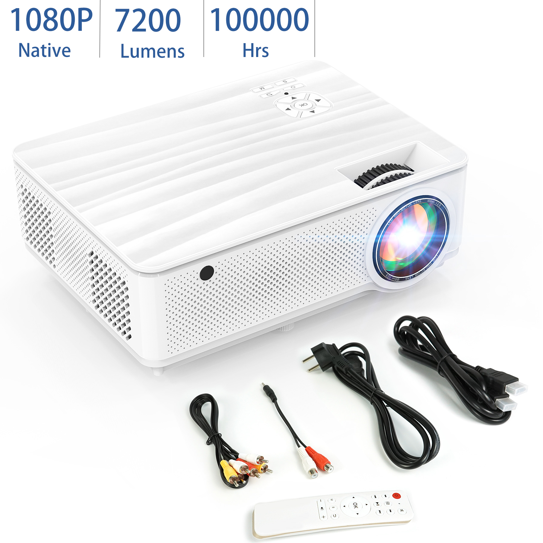 Ematic Mini Portable Theater Projector, Pink (EPJ480PN)