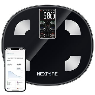 RENPHO Digital Body Weight Scale, Bluetooth Smart Scales for Weight, 400 lbs, Black