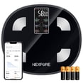 thumbnail image 1 of NEXPURE Smart Body Fat Scale, 24-in-1 Digital BMI Bathroom Scale, with Body Fat & Muscle Mass, Bluetooth, 400lb, 1 of 9