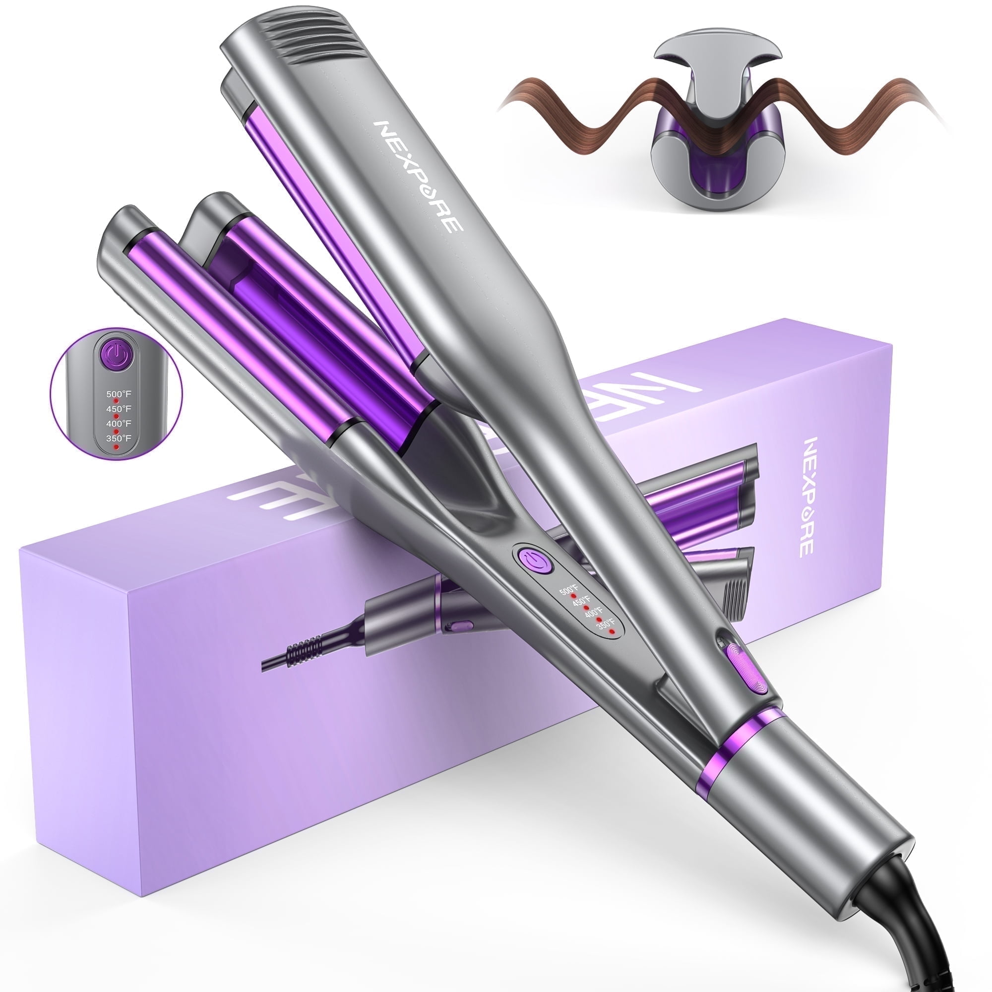 ヘアアイロン Kibear Ultrasonic Ionic Care Wand Amazon.com: Spiral Hair Curler and Crimper - Electric