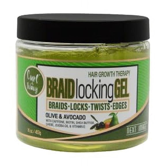 NEXT IMAGE - Braid Locking Gel [Olive & Avocado] 16 oz