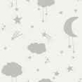 thumbnail image 1 of NEXT Moon and Stars Grey Wallpaper, 1 of 3