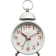 NEXTIME ALARM CLOCK SINGLE BELL - WHITE