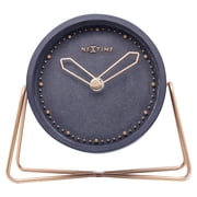 NEXTIME TABLE CLOCK CROSS - BLACK