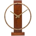 thumbnail image 1 of NEXTIME WALL CLOCK CARL - SMALL BROWN, 1 of 13