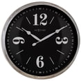 thumbnail image 1 of NEXTIME WALL CLOCK CLASSIC - SILVER/BLACK, 1 of 8