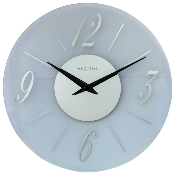 NEXTIME WALL CLOCK DALI ROUND FROSTED/MIRROR