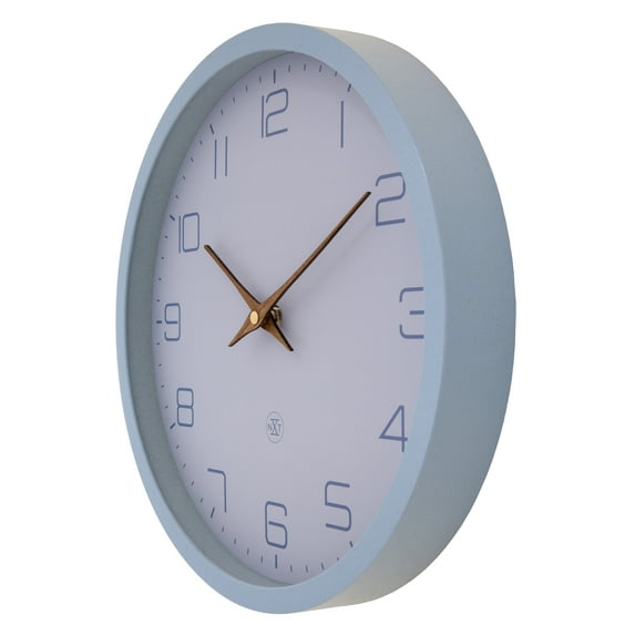 NEXTIME WALL CLOCK ECO BIODEGRADE - BLUE