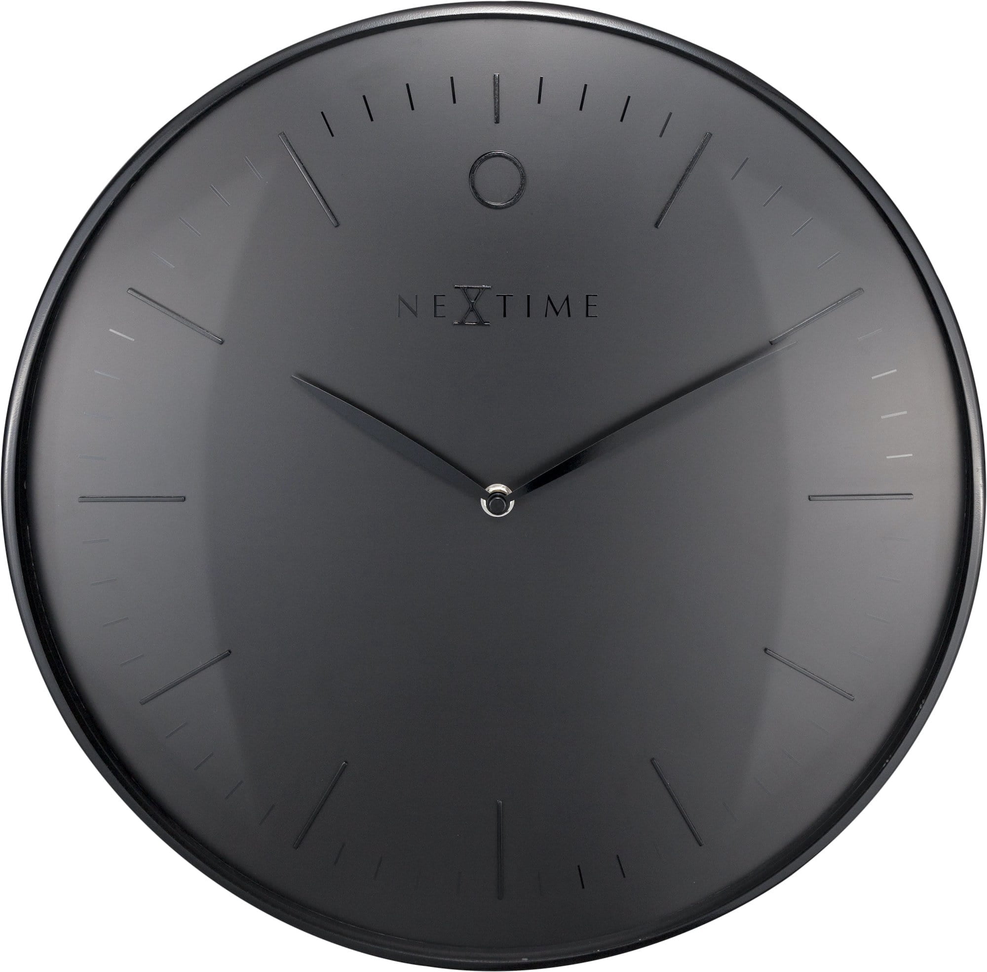 Next Time Clock NEXTIME WALL CLOCK GLAMOUR - ALUMINUM/BLACK - Walmart.com