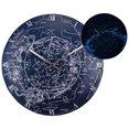 thumbnail image 1 of NEXTIME WALL CLOCK MILKY WAY GLOW IN THE DARK, 1 of 9