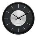 thumbnail image 1 of NEXTIME WALL CLOCK RETRO 2 - SILVER, 1 of 4