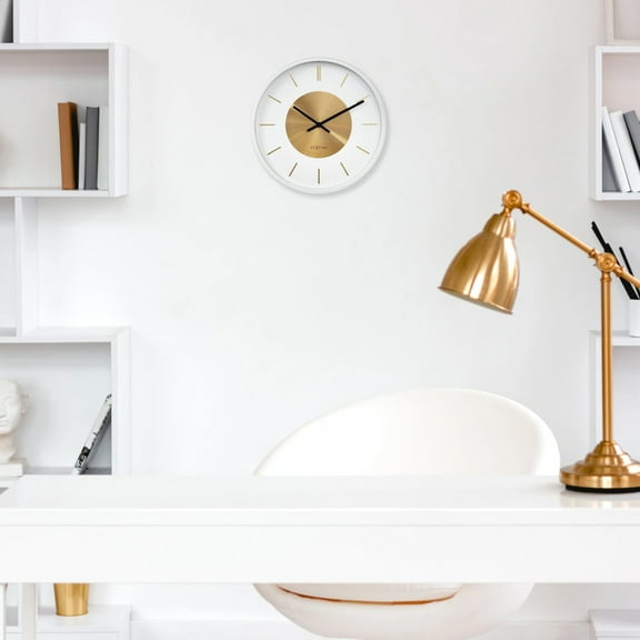 NEXTIME WALL CLOCK RETRO 2 - WHITE