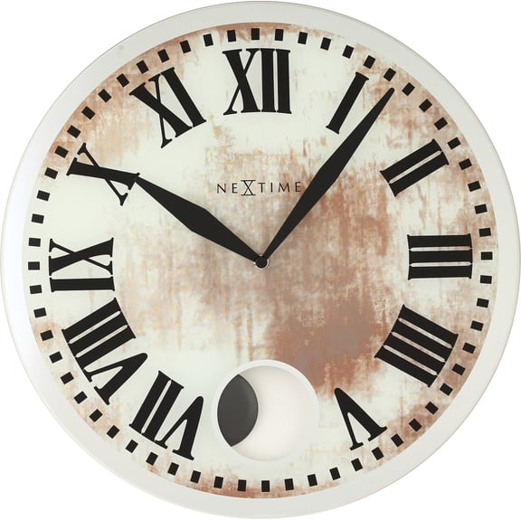 NEXTIME WALL CLOCK ROMANA - WHITE