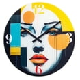 thumbnail image 1 of NEXTIME WALL CLOCK VOGUE - GLASS, 1 of 4