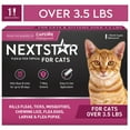 thumbnail image 1 of NEXTSTAR Flea & Tick Topical Prevention for Cats over 3.5 lbs, 1-Month Supply, 1 of 10