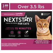 NEXTSTAR Flea & Tick Topical Prevention for Cats over 3.5 lbs, 3-Month Supply