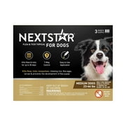 NEXTSTAR Flea & Tick Topical Prevention for Dogs 23-44 lbs, 3-Month Supply