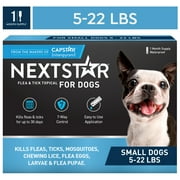 NEXTSTAR Flea & Tick Topical Prevention for Dogs 5-22 lbs, 1-Month Supply