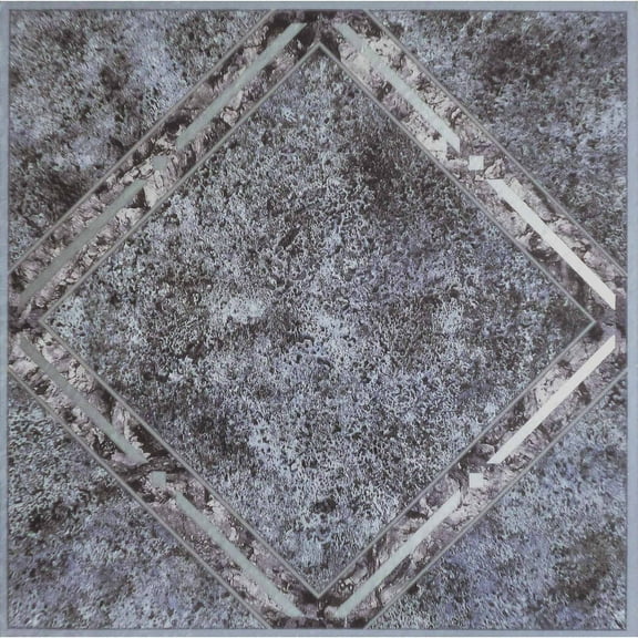 NEXUS (5 Cartons-100 Tiles) Metallic Marble Diamond 12x12 Self Adhesive Vinyl Floor Tile - 100 Sq.Ft.