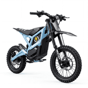NEXVEY FLASH Blue Electric Dirt Bike for Aged 13+, 4000W Peak Motor, 48V 22.5Ah Battery, 35MPH Top Speed Dirt Bike