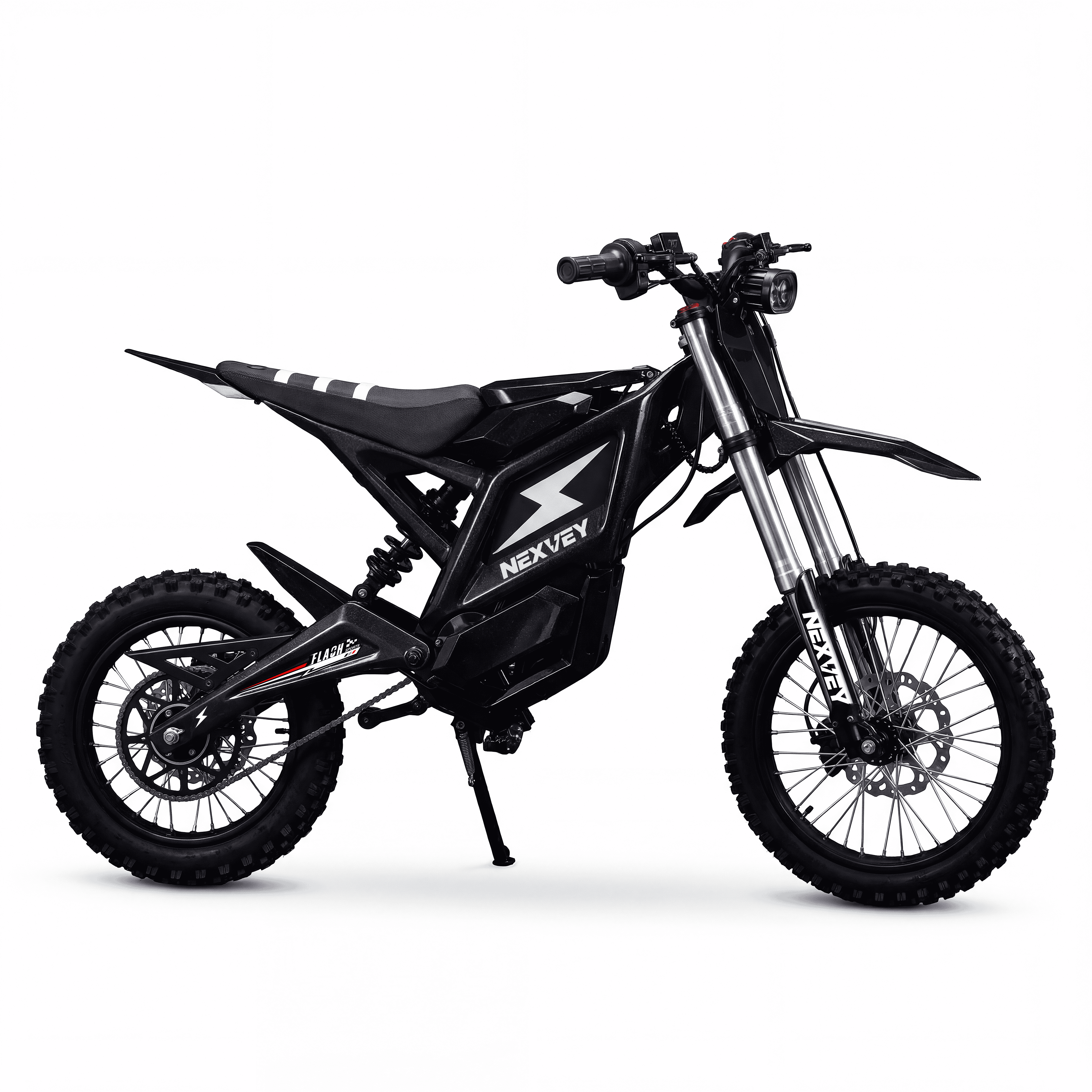 NEXVEY FLASH Electric Dirt Bike Dirtbike Motorbike Ebike – 4000W Peak Power Motor, 48V 22.5Ah Long Range Battery, Up to 35MPH Off Road Motocross Ebike with Dual Suspension for Teens & Adults 13+