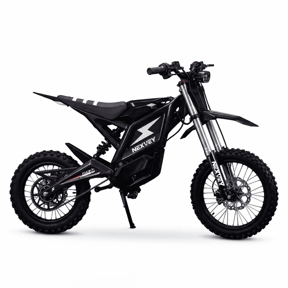 NEXVEY FLASH Electric Dirt Bike for Teens & Adults Aged 13+, 4000W Peak Power Off-Road Dirt Bike, 48V 22.5Ah Battery, 35MPH Max Speed, 35 Miles Range, Removable Battery, 14/12 Wide Tires