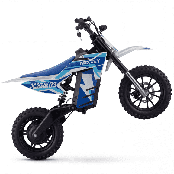NEXVEY SPARK03 Electric Dirt Bike for Kids Teens 800W Off-Road Motorcycle, 3 Speed 22MPH, 48V Battery, Dual Brake & Suspension Electric Motocross Bike for Teens
