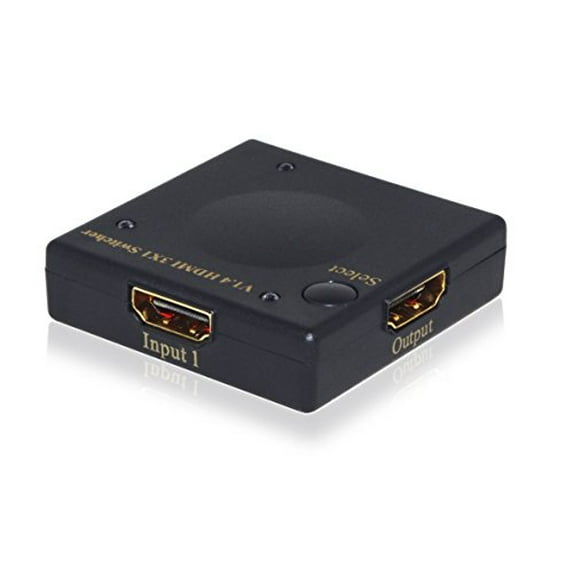 NEXiLUX NXL-03192 HDMI 1.4 Mini Auto Switcher, 3 Input - 1 Output, Supporting 4K Full HD 1080P 3D Player PSVR