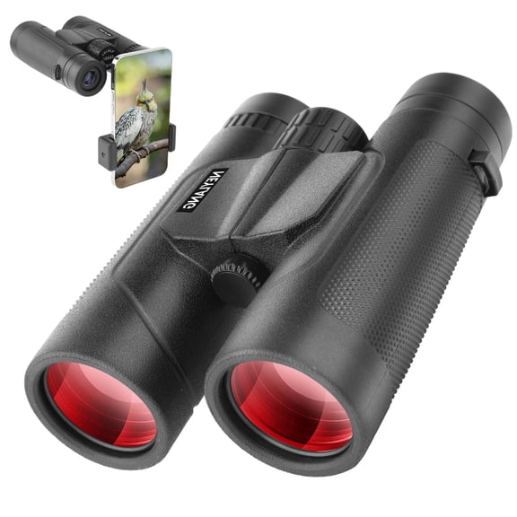 NEYLANG 10x42 Binoculars for Adults, Binoculars with Phone Adapter for Bird Watching Hunting ,Concerts,Campings