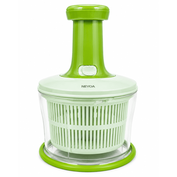 NEYOA Multi Chopper Manual Food Processor with Stainless Steel Blades, Vegetable Cutter & Mixer for Fruits, Vegetables, Garlic, Onion & Salad Preparation