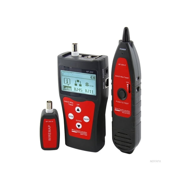 NF-300 LAN Cable Tester RJ45 Measure Cable Length Network Monitoring Tracker Wire Locate Anti-Interference Tone Tracer ,Fast Responses
