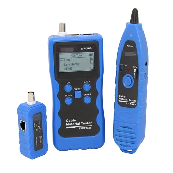 NF-309 Cable Tester LCD Screen Length Test Wire Locator POE Check Cable Material Tracker POE Function ,Fast Responses