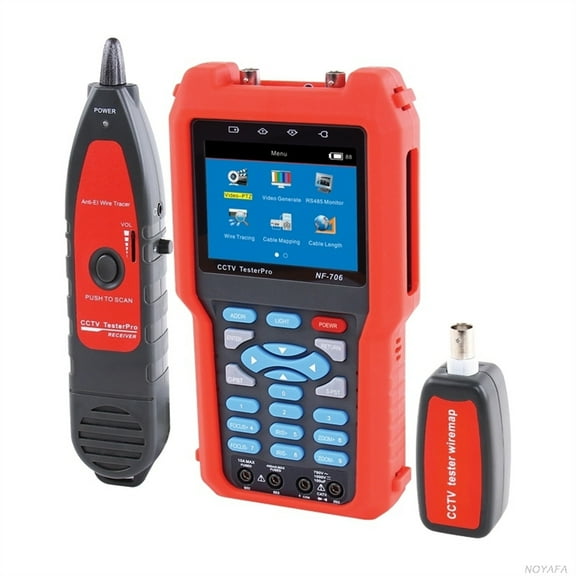 NF-706 3.5 Inch Monitor LCD Screen CCTV Tester CVBS Test Multimeter Cable Tracker Length Measuring Device ,Fast Responses
