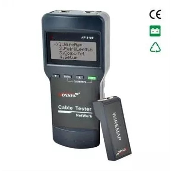 NF-8108A Cat.5E/ 6E UTP STP Network Cable Tester Check Wiring Error 5E 6E Wire Test ,Fast Responses
