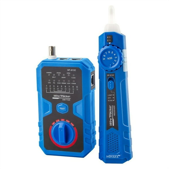 NF-813C Network Cable Tester For Ethernet LAN Cable Landline Testing Tool Circuit Detector Wire Tracker ,Test Precision