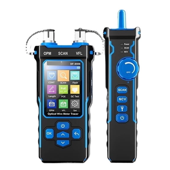 NF-8508 Network Cable Tester Optical Wire Meter Tracer LCD Digital Rechargeable Network Line Finder Wire ,Accurate