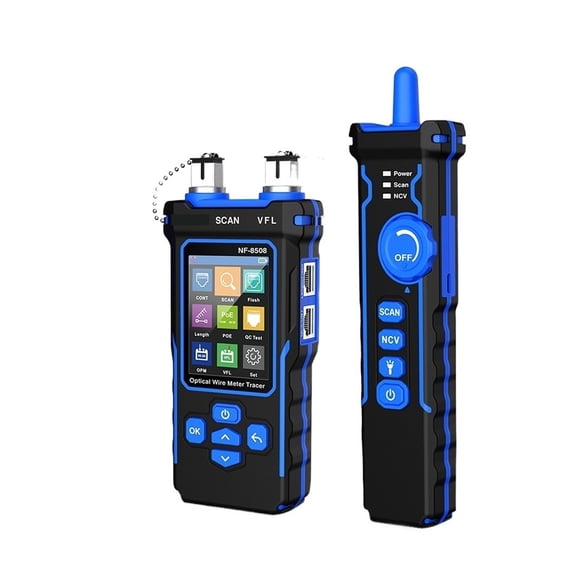NF-8508 Optical Power Meter Belt LCD Display Measure Length Wiremap Cable Tracker And Network Cable Tester