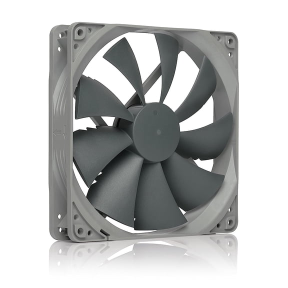NF-P14s redux-1200, Quiet Fan, 3-Pin, 1200 RPM (140mm, Grey)