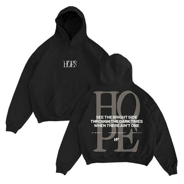 NF Rapper Black Hope Tour Hoodie Long Sleeve Sweatshirts Women Men Hip ...