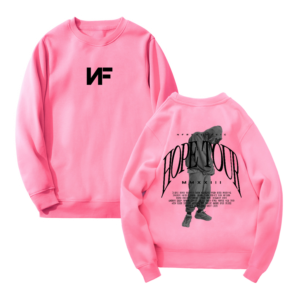 NF Rapper Hope Tour Merch 2023 Pullover Men Women's Sweatshirt Harajuku ...