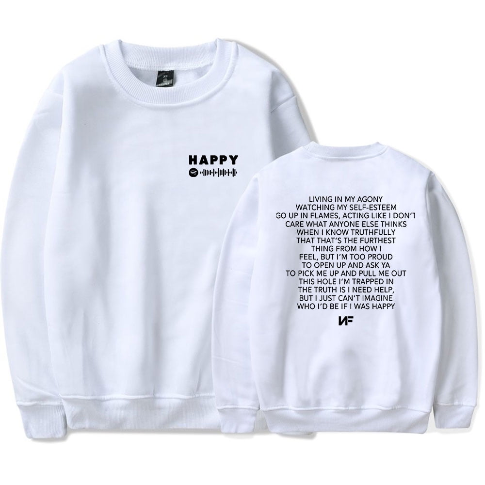 NF Rapper Merch Happy Album Long Sleeve Crewneck Sweatshirt For Men/Women  Street Style Hoodie Streetwear - Walmart.com