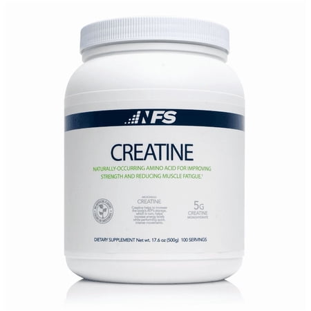 NF Sports Creatine Monohydrate Powder – Unflavored Muscle Recovery & Strength Support – 5g Pure Creatine per Serving – 100 Servings (500g)
