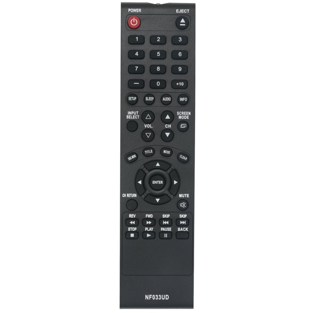 NF033UD Remote for Emerson TV DVD Combo RLD190EM1 RLD190EM2 LD190EM1