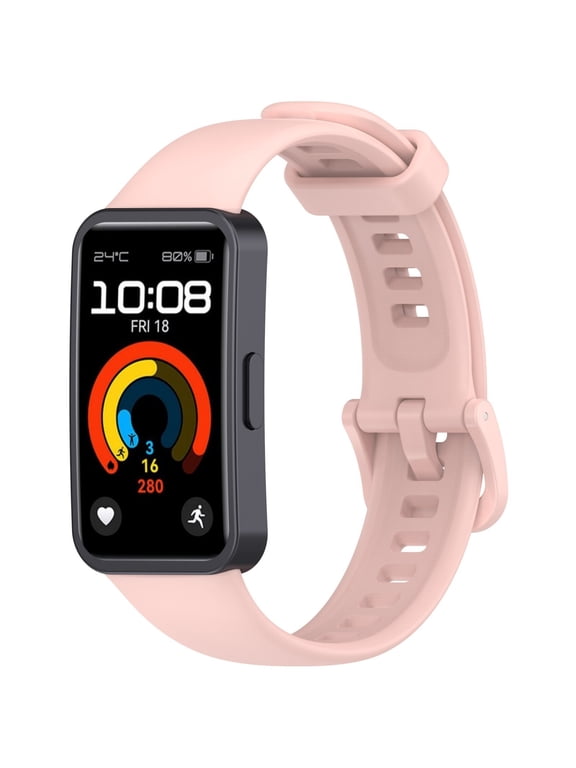 Fitness Bracelet - Metal Buckle & Silicone Strap, Heart Rate Monitoring & Sweat-Resistant, for Fitness Tracking & Daily Wear