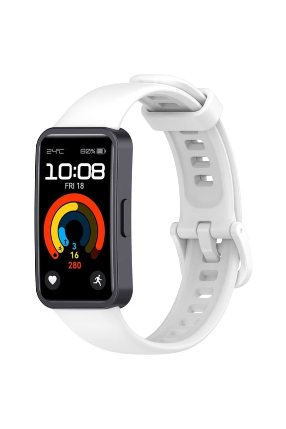NFC Fitness Bracelet - Metal Buckle & Silicone Strap, Heart Rate Monitoring & Sweat-Resistant, for Fitness Tracking & Daily Wear