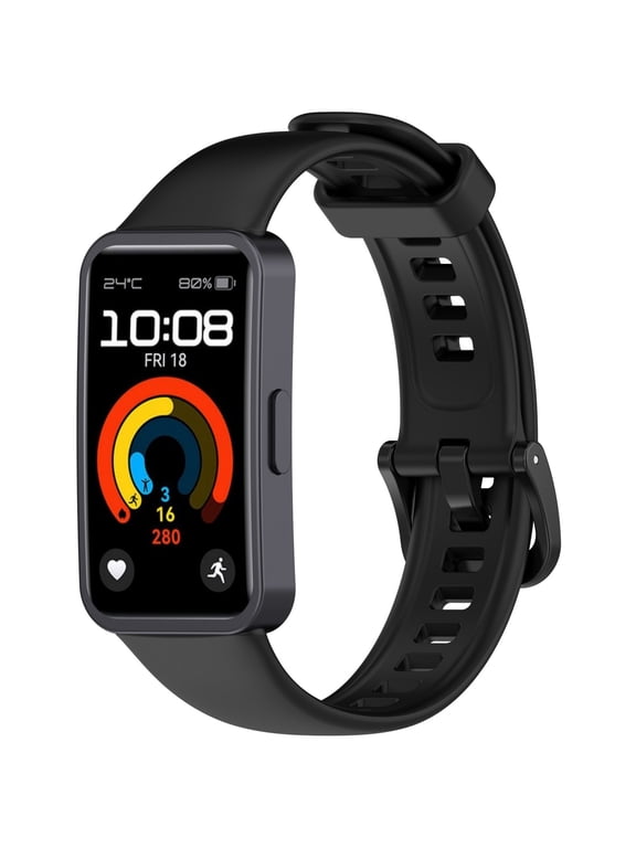 NFC Fitness Bracelet - Metal Buckle & Silicone Strap, Heart Rate Monitoring & Sweat-Resistant, for Fitness Tracking & Daily Wear