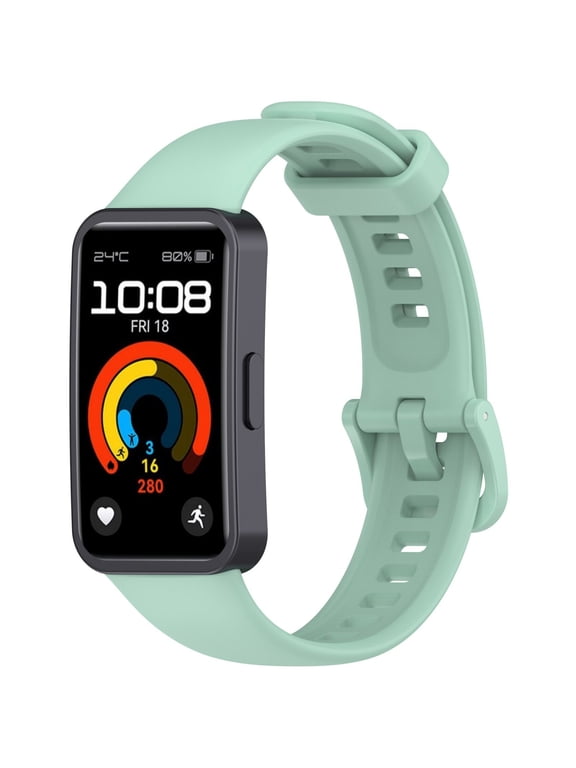 Fitness Bracelet - Metal Buckle & Silicone Strap, Heart Rate Monitoring & Sweat-Resistant, for Fitness Tracking & Daily Wear