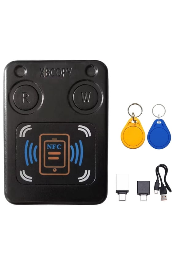 NFC RFID Smart Chip Card Reader +CUID/UID Keychain ID IC 13.56Mhz