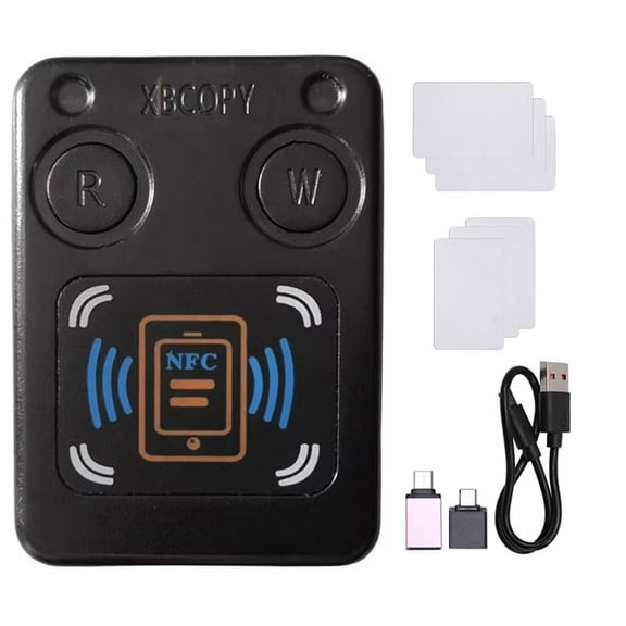 NFC RFID Smart Chip Card Reader Copier+3XCUID/UID Card IC 13.56Mhz ID 125K 250K 375K RFID Token Clone Duplicator