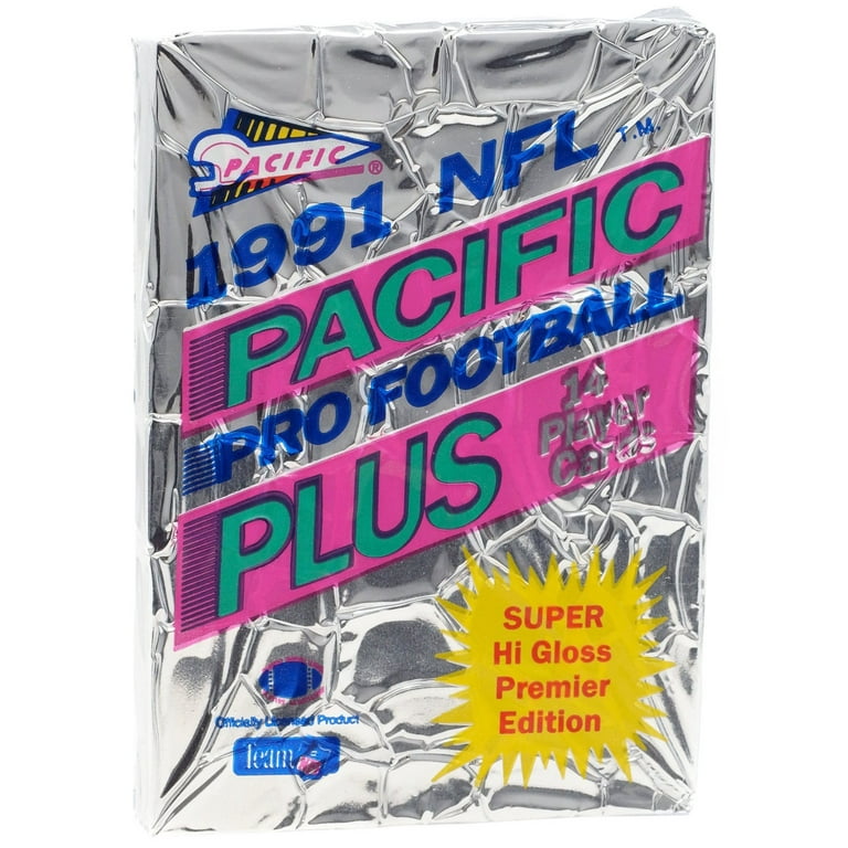 NFL 1991 Pacific Pro Football Plus Trading Card Wax Pack (14 Cards